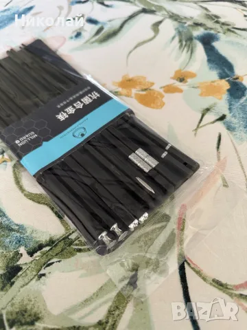 Комплект метални клечки за суши, снимка 2 - Форми - 48675633