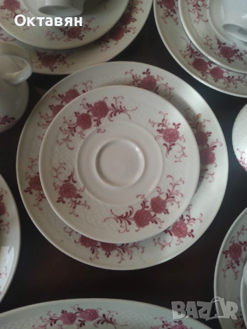 Порцеланов сервиз за чай,плато, снимка 8 - Сервизи - 53335045