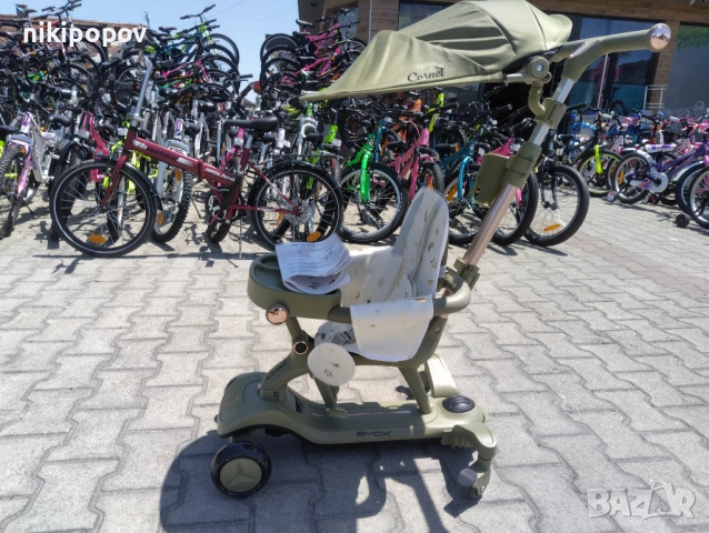 BYOX Детска тротинетка Cornet 6в1 зелен, снимка 2 - Скутери и тротинетки - 53564043