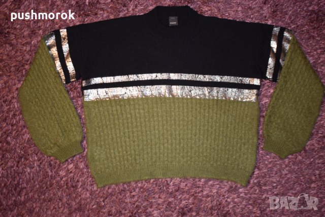PINKO дамски мохерен пуловер Sz L ​, снимка 4 - Блузи с дълъг ръкав и пуловери - 38527846