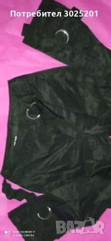 НОВ!!! Спортно- елегантен  Дамски Панталон 7/ 8  с ленти  С М  , снимка 6 - Панталони - 50441710