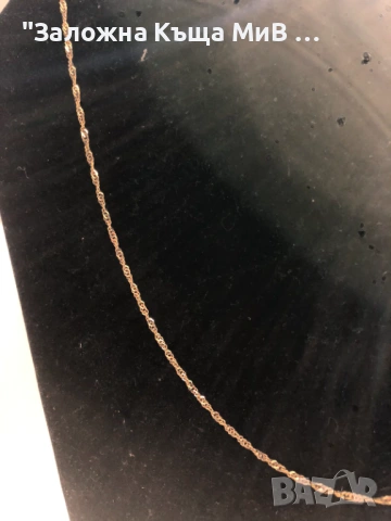 ЗЛАТЕН ДАМСКИ СИНДЖИР 3.26ГР 14К 54СМ, снимка 2 - Колиета, медальони, синджири - 53003948