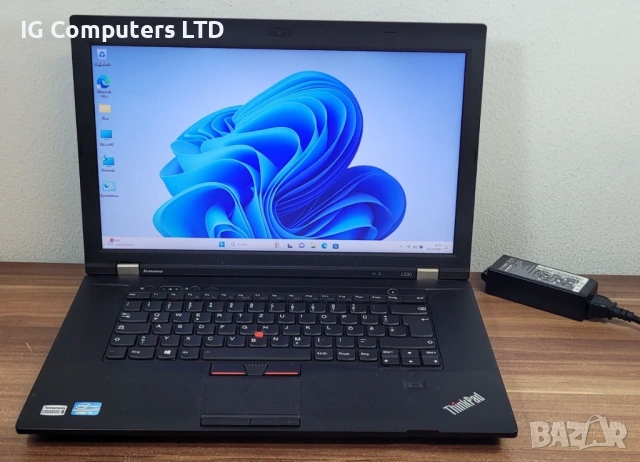 Бизнес клас Геймърски Четириядрен Лаптоп Lenovo ThinkPad L530 8Gb 500Gb WIN11 Клас А 5ч. батерия!, снимка 2 - Лаптопи за работа - 53602232