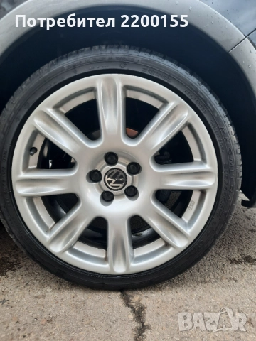 Джанти за фолксваген в много добро състояние. 17 - 5х100 ЕТ 35, снимка 11 - Гуми и джанти - 52351757