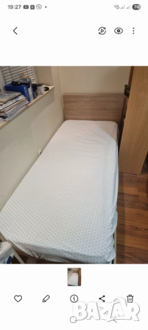 Легло с матрак Магнифлекс и подматрачна рамка 90×190 ПРОМОЦИЯ, снимка 3 - Спални и легла - 52676010