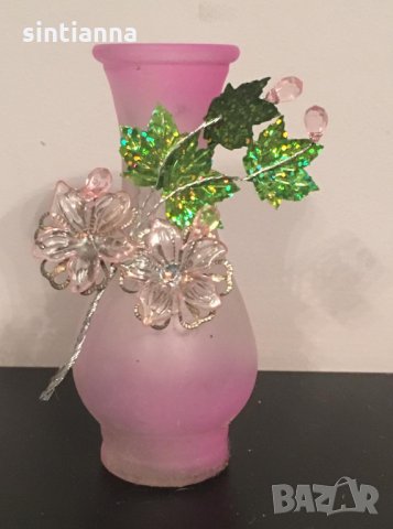 Стъклени вази, нови в кутия, снимка 10 - Вази - 27384009