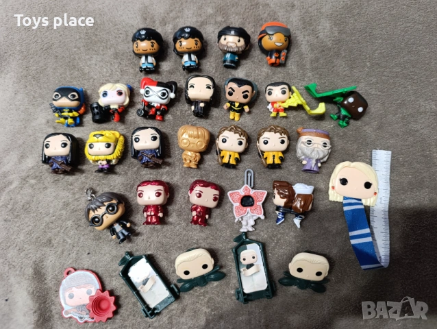 Различни серии Kinder joy - Динозаврите, Хари Потър, Stranger things, Super Heroes 