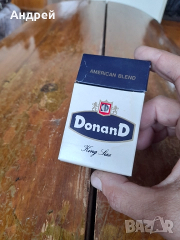 Кутия от цигари DonanD, снимка 2 - Колекции - 52940631