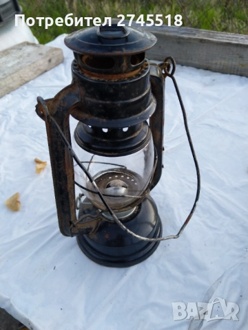 Антикварен газов фенер , снимка 2 - Антикварни и старинни предмети - 52514161