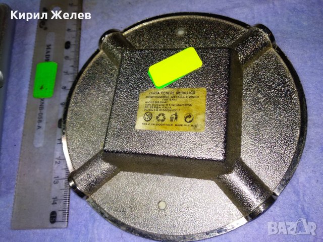 СТАР ЦИНКОВ ПЕПЕЛНИК СУВЕНИР от ИТАЛИЯ с ИЗГЛЕДИ от РИМ ПИЗА ФЛОРЕНЦИЯ ВЕНЕЦИЯ 42804, снимка 7 - Колекции - 43828094