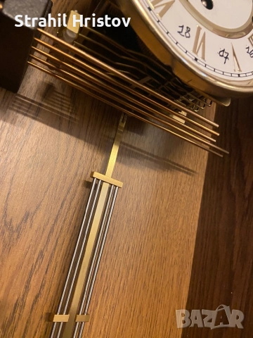 Часовник Hermle, снимка 4 - Антикварни и старинни предмети - 52659530