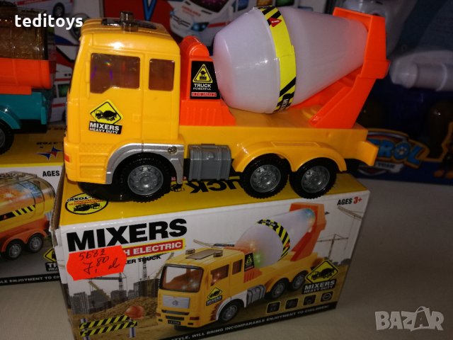 К-т от 2 камиончета -цистерна и бетоновоз, снимка 3 - Коли, камиони, мотори, писти - 27213306