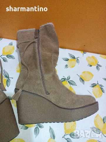 Hilfiger кожени ботуши N 39 - 9,5 €, снимка 4 - Дамски ботуши - 52973516