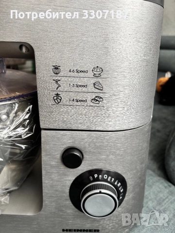 Планетарен миксер Heinner HPM-1500XMC-V2, снимка 4 - Миксери - 52686835