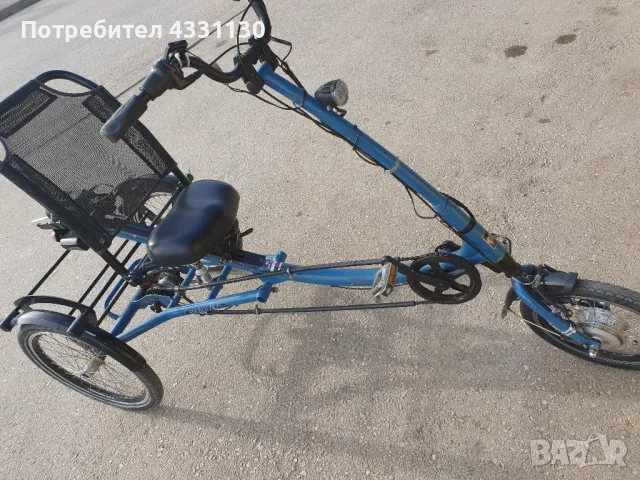 триколка Phautec електрически велосипед , снимка 8 - Велосипеди - 49490405