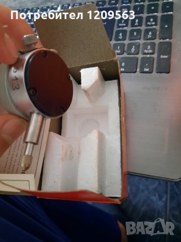 оригинален индикаторен часовник митутойо 0.01-5мм, снимка 4 - Водни помпи - 32272658