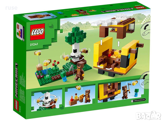 НОВИ! LEGO® Minecraft™ 21241 Къщата на пчелите, снимка 11 - Конструктори - 44875185