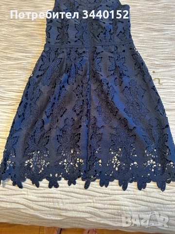 Рокля, дантелена, снимка 5 - Рокли - 51632943