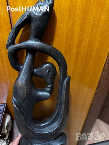 Африканска статуетка, снимка 4 - Статуетки - 51072249