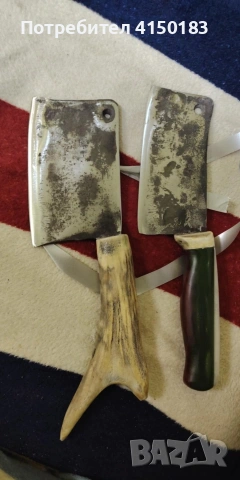 2 стари ковани сатъри , снимка 13 - Ножове - 53303327