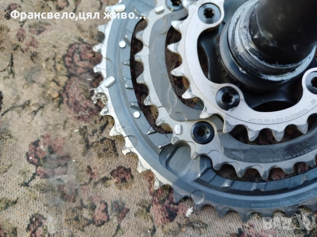 Два броя цена за брой Курбел със средно движение за велосипед колело Shimano xtr fc m 970, снимка 10 - Части за велосипеди - 52458185