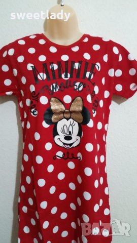 Супер промо-дамска нощница Minnie Mouse, снимка 2 - Нощници - 32899650