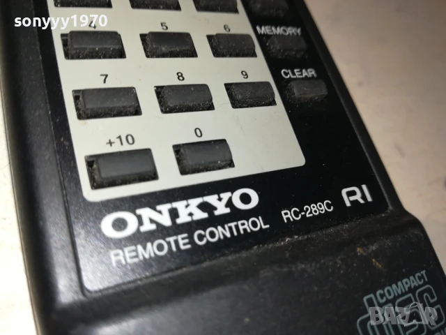 ONKYO RC-289C ORIGINAL REMOTE-ВНОС SWISS 0106251204, снимка 13 - Други - 50503348