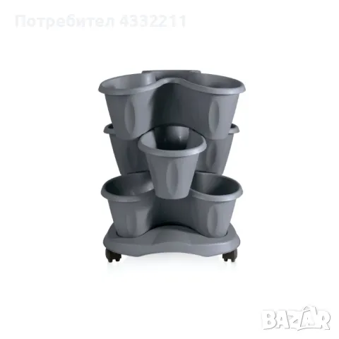 Многоетажна градинска кула с колела – модулен цветарник за дом и градина, снимка 4 - Други стоки за дома - 50210445