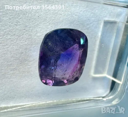 Сапфир Кашмир 2.19кт сертификат igi , снимка 9 - Други - 47493128