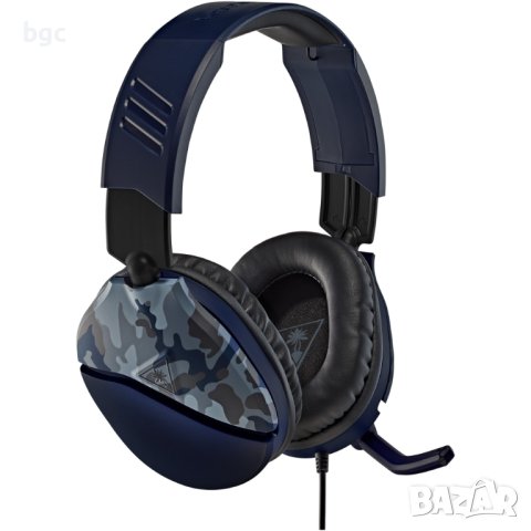 НОВИ Слушалки Gaming Turtle Beach Recon 70, Multiplatforms, Jack 3.5 мм, Camo Blue, снимка 8 - Безжични слушалки - 43197323