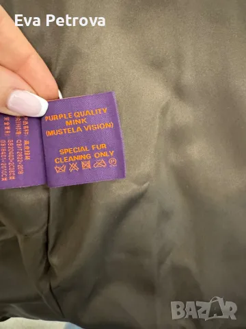 Mink coat Дамско палто от Норка S/M , снимка 12 - Якета - 48443926