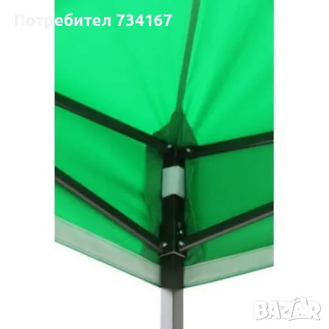 Сгъваема квадратна градинска шатра тип хармоника, снимка 6 - Градински мебели, декорация  - 49666951