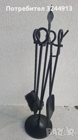 Прибори за камина пет части , снимка 2 - Други стоки за дома - 52790225