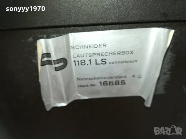 schneider 118ls germany 2804211355g, снимка 5 - Тонколони - 32707880