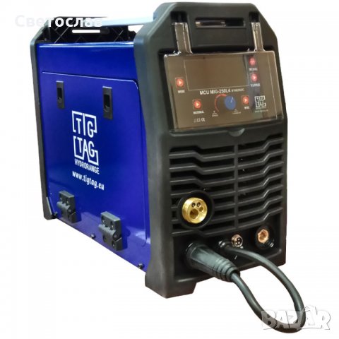 Телоподаващ заваръчен апарат синергичен MIG-250L4 3 в 1