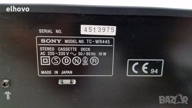 Дек Sony TC-WR 445, снимка 7 - Декове - 28591367