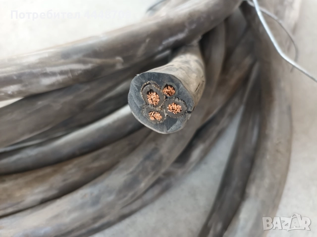 Гумиран меден кабел 3х16+10 мм2, снимка 2 - Други машини и части - 51708789