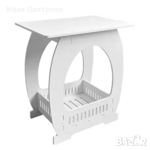 Модерна масичка за кафе 40 см (височина) x 36 см (ширина) x 24 см, снимка 2 - Маси - 49146289