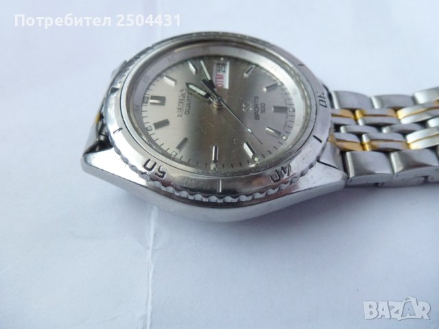 Мъжки часовник спорт кварцов гмуркач Seiko ретро японски стоманен, снимка 7 - Мъжки - 43612037