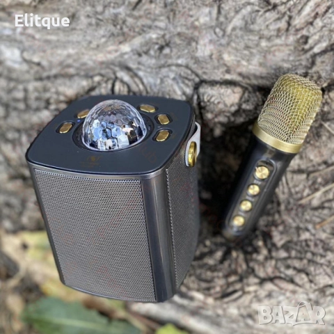 Мини безжичен караоке високоговорител с един микрофон YS-107, снимка 5 - Микрофони - 52839473