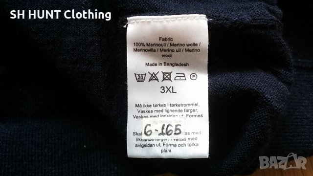 Dressmann 100% Metino Wool за лов размер XXL - XXL блуза пуловер 100% Мерино Вълна - 148, снимка 9 - Блузи - 37898654