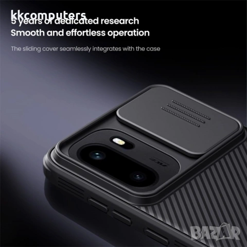 Калъф NILLKIN Camshield Pro за OnePlus 15R / Ace 6T / Ace 6 5G - PC+TPU с плъзгащ се капак за камера, снимка 6 - Калъфи, кейсове - 53371821