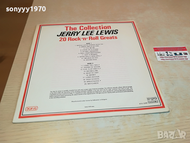 ПОРЪЧАНА-J.L.LEWIS ПЛОЧА 1304221254, снимка 8 - Грамофонни плочи - 36443303