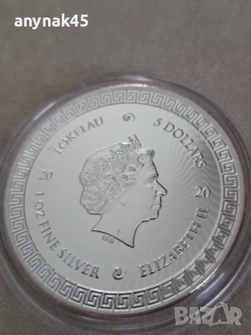 Сребро 1 oz. icon богинята Диана, снимка 4 - Нумизматика и бонистика - 53481018