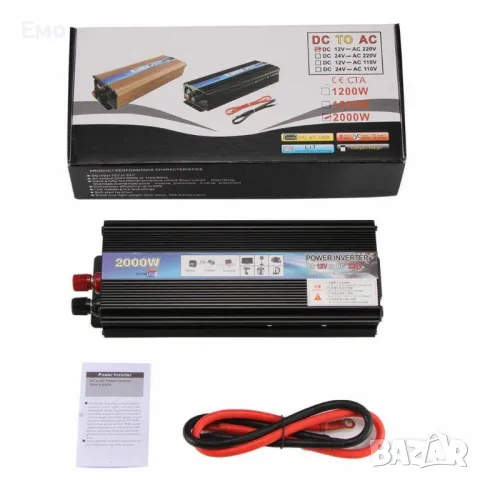 Инверторен преобразувател за ток с мощност 500W, 1000W, 2000W, 4000W, снимка 13 - Други инструменти - 47860892