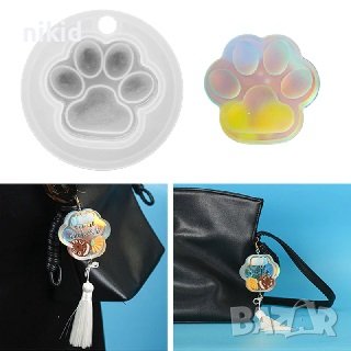 2 размера лапа лапичка силиконов молд форма фондан гипс смола висулка, снимка 7 - Форми - 38307177