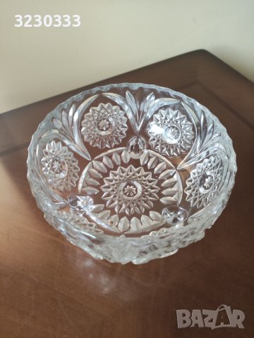 Кристална купа, снимка 4 - Прибори за хранене, готвене и сервиране - 43967032