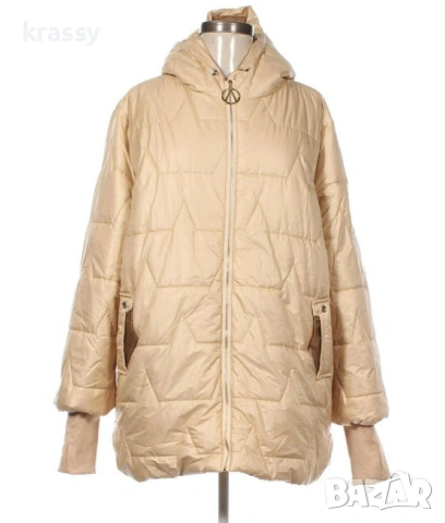 НОВО голямо преходно дамско яке с качулка (размер 2ХЛ)
