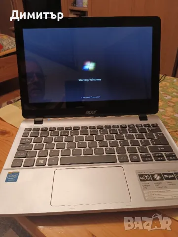Продавам нетбук Acer, 11" с тъч екран и безжични слушалки LENOVO, снимка 2 - Лаптопи за работа - 49844893