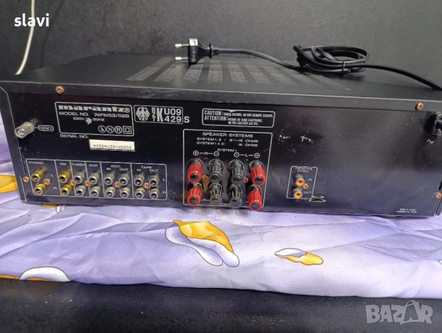 Усилвател Marantz PM-53, снимка 9 - Ресийвъри, усилватели, смесителни пултове - 52653341